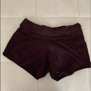 Lululemon speed up shorts